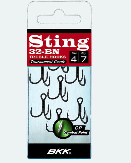 BKK Sting 32-BN Treble Hooks